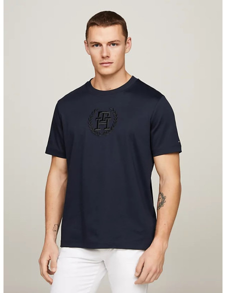 Tommy Hilfiger - TONAL LAUREL EMBRO TEE