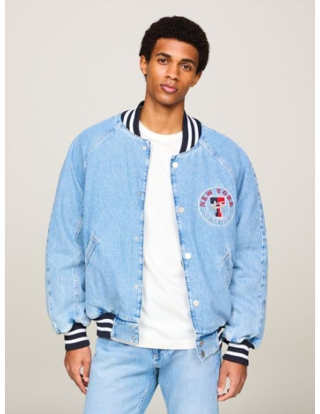 Tommy Jeans - LETTERMAN DENIM JKT EXT CH7011