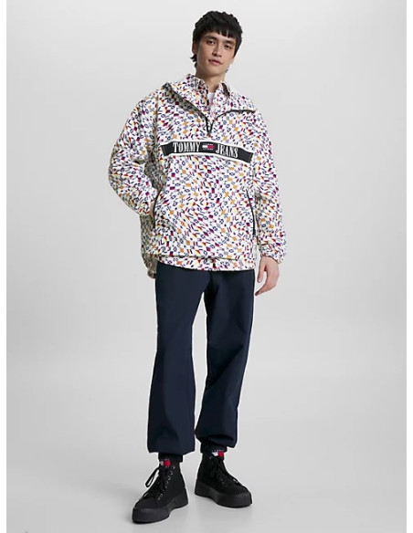 Tommy Jeans - TJM CHICAGO ARCHIVE AOP POPOVER