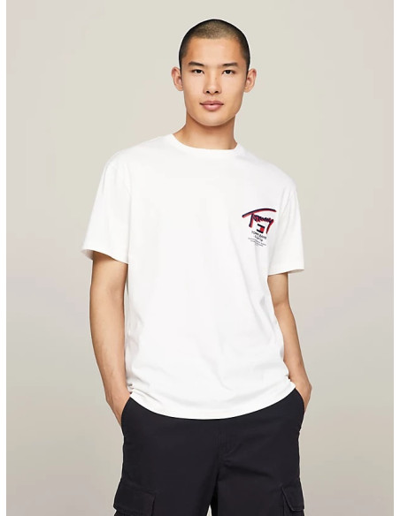 Tommy Jeans - TJM REG 3D STREET SIGNTR TEE EXT