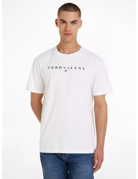 Tommy Jeans - TJM REG LINEAR LOGO TEE EXT