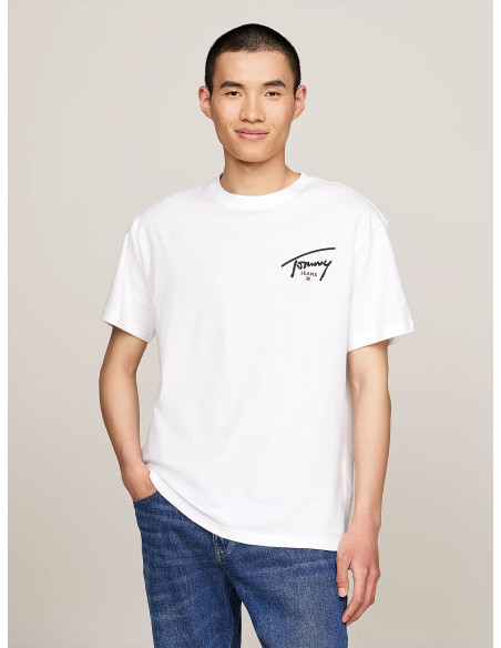 Tommy Jeans - TJM REG SIGNATURE PRINT TEE EXT