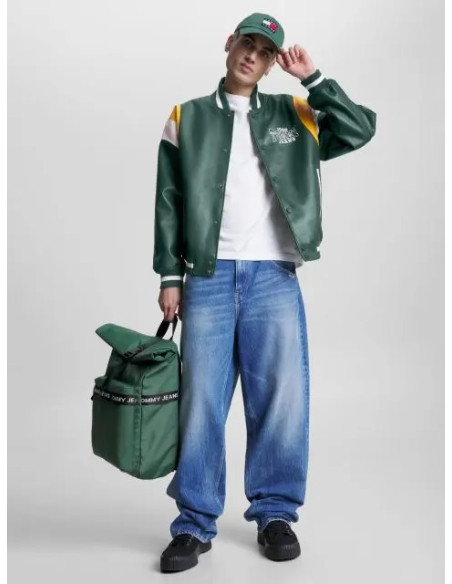 Tommy Jeans - TJM RLX FAUX LEATHER LETTERMAN
