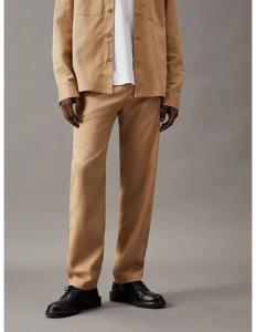 CALVIN KLEIN - PIECE DYED TENCEL TAPERED PANT