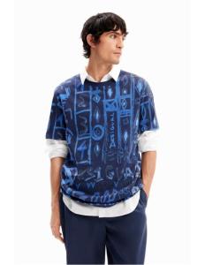 DESIGUAL - Arty motif T-shirt