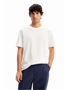 DESIGUAL - Plain seamed T-shirt