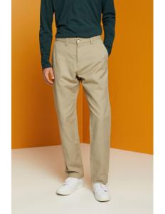 ESPRIT - Cotton and linen blended trousers