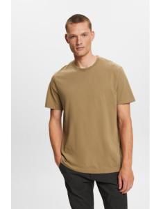 ESPRIT - Jersey crewneck t-shirt, 100% cotton