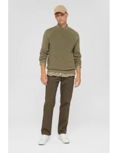 ESPRIT - Straight chinos in organic cotton