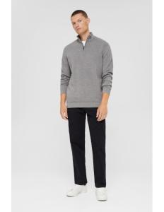 ESPRIT - Straight chinos in organic cotton