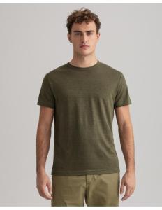 Gant - D2. LINEN SS T-SHIRT