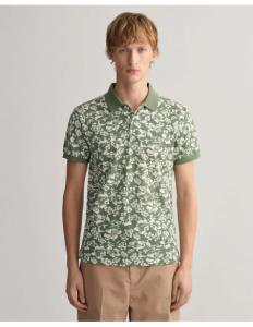 Gant - Floral Print PiquÃ© Polo Shirt