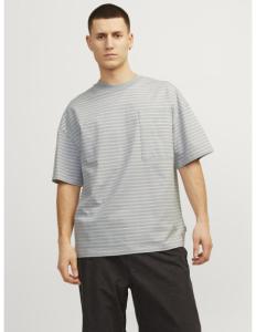 Jack & Jones - JCOTANICAL STRIPE TEE SS CREW NECK