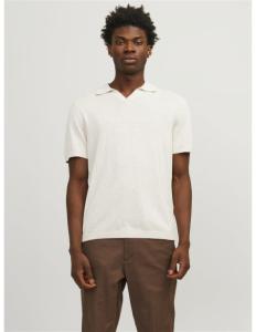 Jack & Jones - JPRCCIGOR LINEN SPLIT NECK SS