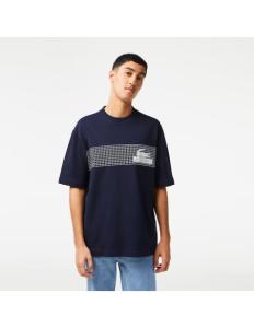 Lacoste - Men's Lacoste Loose Fit Tennis Print T-shirt