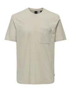 ONLY & SONS - ONSKODA REG SS POCKET LINEN TEE