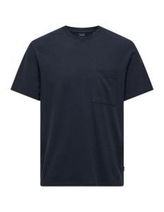 ONLY & SONS - ONSKODA REG SS POCKET LINEN TEE