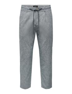 ONLY & SONS - ONSLEO CROP LIFE LIN MIX STRI 0044 PANT