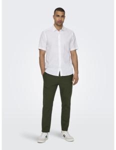 ONLY & SONS - ONSLINUS CROP 0007 COT LIN PNT NOOS