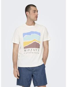 ONLY & SONS - ONSMACALLAN LIFE REG DESERT SS TEE