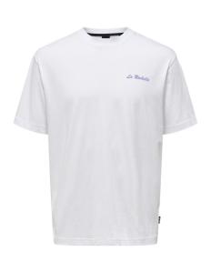 ONLY & SONS - ONSMERVYN LIFE RLX SUMMER SS TEE