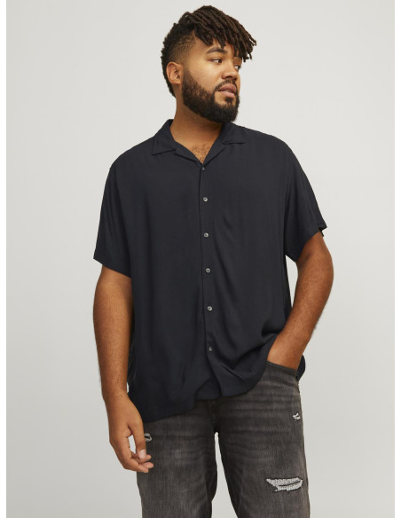 Jack & Jones - JJEJEFF SOLID RESORT SHIRT SS SN PLS