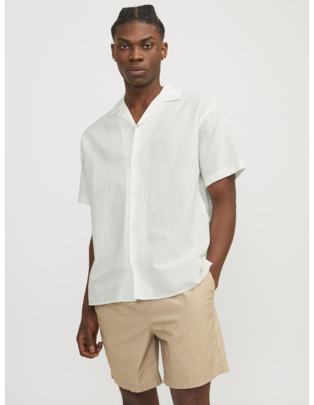 Jack & Jones - JJLINEN RESORT SHIRT SS