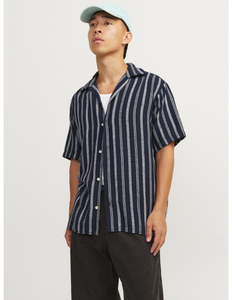 Jack & Jones - JORNOTO STRIPE RESORT SHIRT SS SN