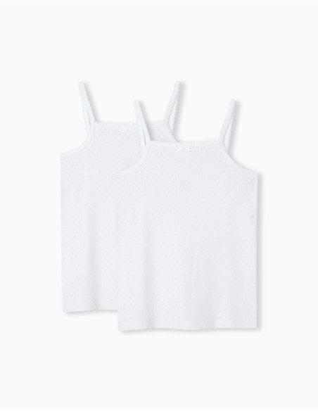 MO Fashion - PACK 2 MICROPERFORATED TOPS