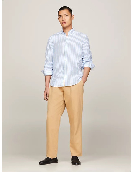 Tommy Hilfiger - DC BOLD LINEN STRIPE SHIRT