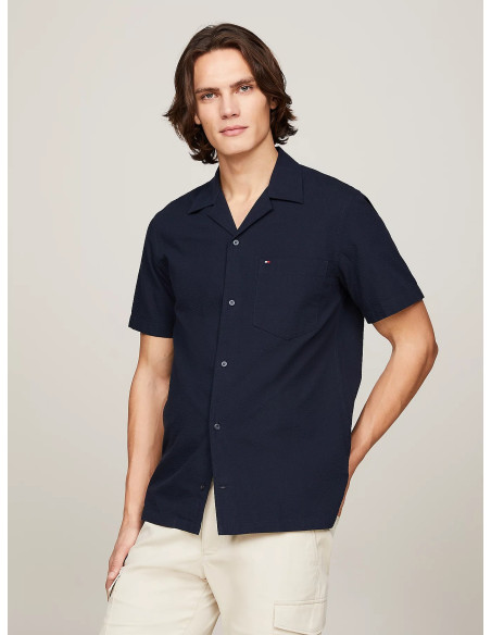 Tommy Hilfiger - SEERSUCKER SOLID SHIRT S/S