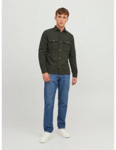 Jack & Jones - JJDARREN FLANNEL CHECK OVERSHIRT LS