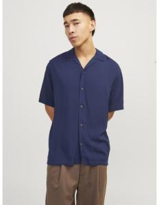 Jack & Jones - JJEJEFF SOLID RESORT SHIRT SS SN