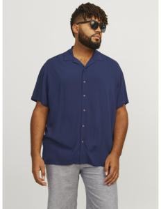 Jack & Jones - JJEJEFF SOLID RESORT SHIRT SS SN PLS