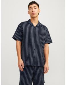 Jack & Jones - JOREASTER PALMA SEERSUCKER SHIRT SS