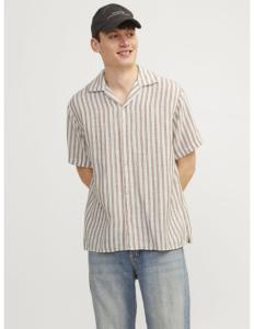 Jack & Jones - JORNOTO STRIPE RESORT SHIRT SS SN