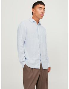 Jack & Jones - JPRBLAPARKER LINEN STRIPE SHIRT L/S