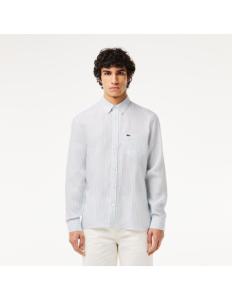 Lacoste - Lacoste Men's Regular Fit Linen Shirt