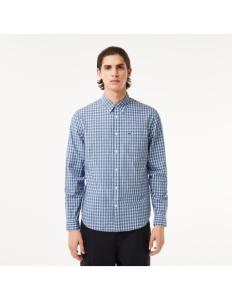 Lacoste - MEN'S CHECKED POPLIN SHIRT