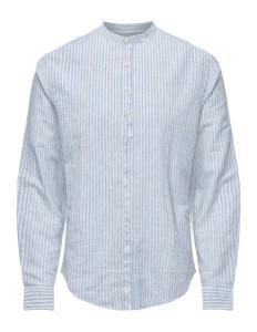 ONLY & SONS - ONSCAIDEN LS STRIPE HALFPLCK LINEN NOOS