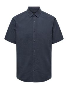 ONLY & SONS - ONSNOAH REG SEERSUCKER SS SHIRT