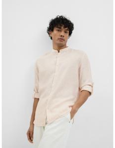 SELECTED HOMME - SLHREGKYLIAN-LINEN SHIRT LS BAND