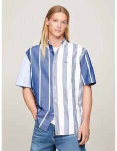 Tommy Hilfiger - LINEN BLOCKING STRIPE SHIRT S/S