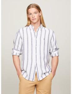 Tommy Hilfiger - LINEN TRIPLE STRIPE RF SHIRT