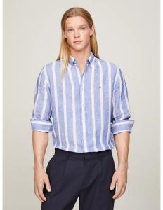 Tommy Hilfiger - LINEN TRIPLE STRIPE RF SHIRT