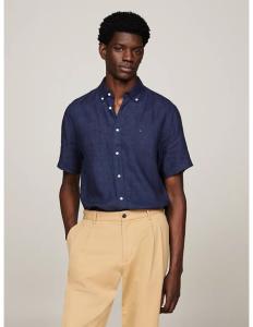 Tommy Hilfiger - PIGMENT DYED LINEN RF SHIRT S/S