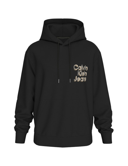 CALVIN KLEIN - STACKED EUPHORIC LOGO HOODIE