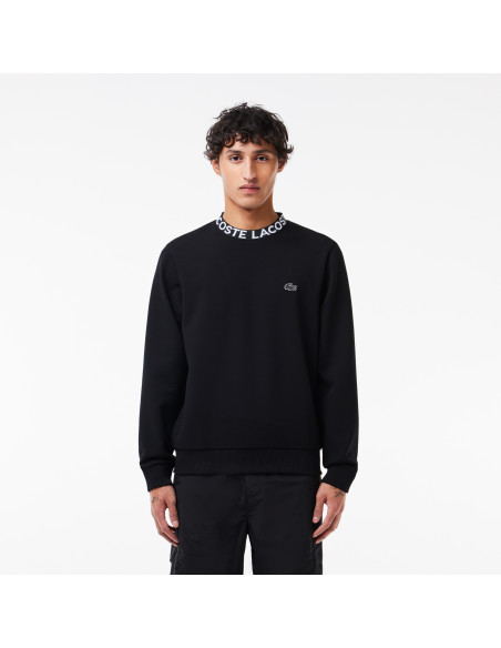 Lacoste - GRAPHIC JACQUARD CREW NECK SWEATSHIRT