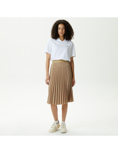 Lacoste - Lacoste Women's Fashion Show Edition Belted Pleated Skirt