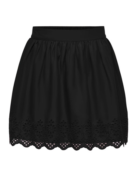 ONLY - ONLLOU EMB FLOWY SKIRT PTM